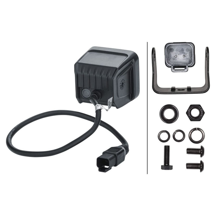 Hella LED-Spotlight Black Magic Cube Kit 2.7" ECE-R10 12/24V 1400lm Hella  - Dynamic Drive