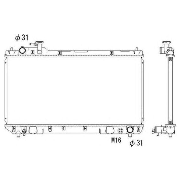 NRF Radiator 53275