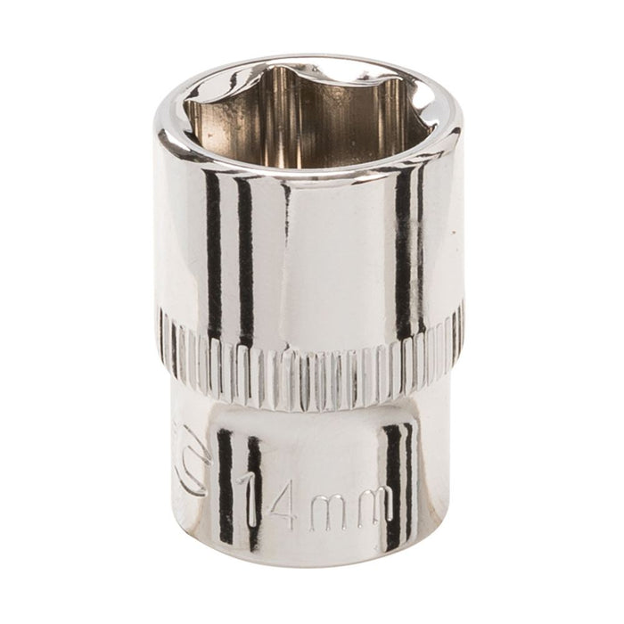 Silverline Socket 3/8" Drive 6pt Metric 14mm Silverline  - Dynamic Drive