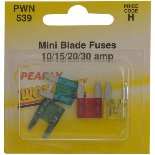 Wot-Nots Fuses for Mini Blade - Assorted - Pack Of 4 Wot-Nots  - Dynamic Drive