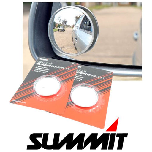 2x Blind Spot Mirror Round Adhesive 2" Inch Easy Fit Wide View Angle Car Van UKB4C  - Dynamic Drive