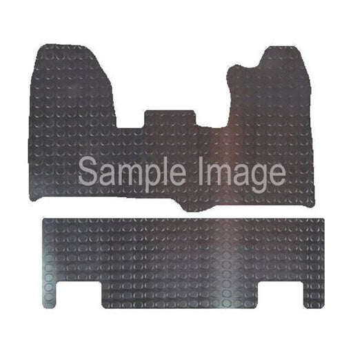 Polco Rubber Tailored Car Mat for Ford Transit Custom DC2SD [With 4 Clips] (2015 Onwards) - Pattern 3850 Polco  - Dynamic Drive