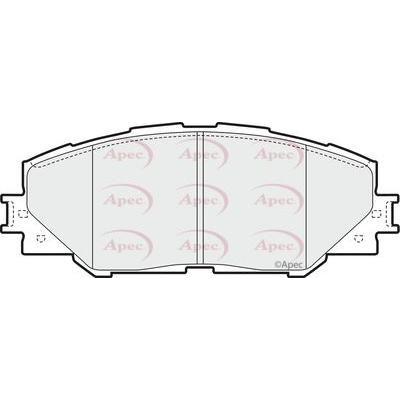 Apec Brake Pads Front Fits Toyota Auris Mirai Prius+ Rav-4