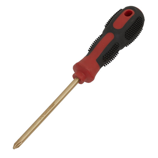 Sealey Screwdriver Phillips #2 x 100mm Non-Sparking NS097 Sealey  - Dynamic Drive