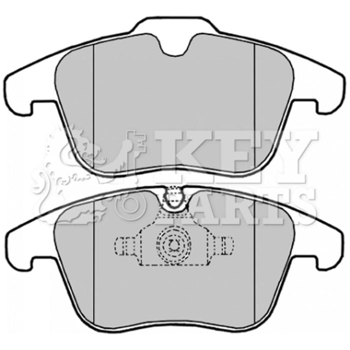 Genuine Key Parts KBP2023 Front Brake Pads (Ate-Teves)