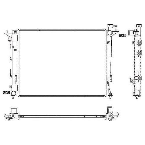 NRF Radiator 53052