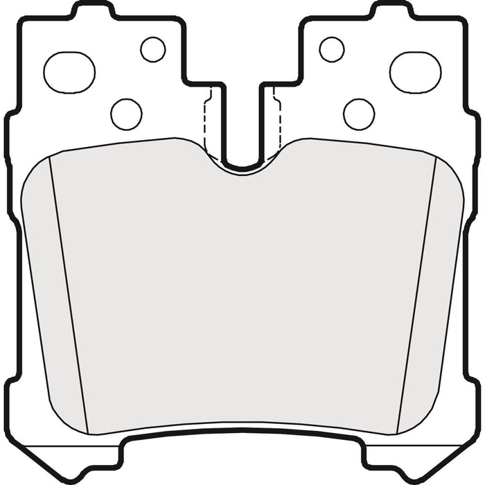 Apec Brake Pads Rear Fits Lexus Ls460 Ls500 Ls600 Apec  - Dynamic Drive