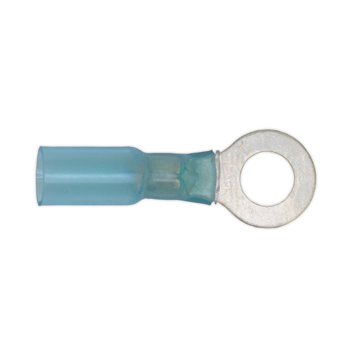 Sealey Heat Shrink Ring Terminal8.4mm Blue Pack of 25 BTSR2584