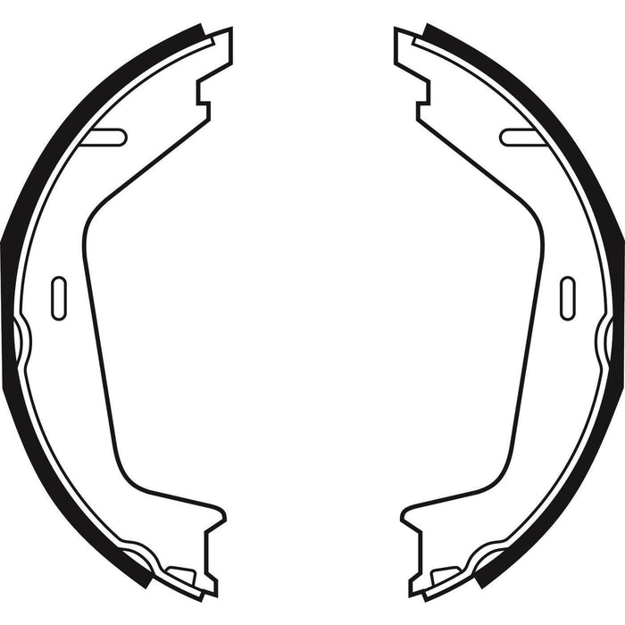 Apec Brake Shoe H/R Fits Volvo Xc90