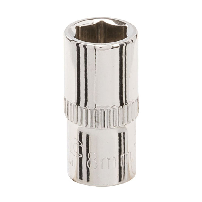 Silverline Socket 1/4" Drive 6pt Metric 8mm Silverline  - Dynamic Drive