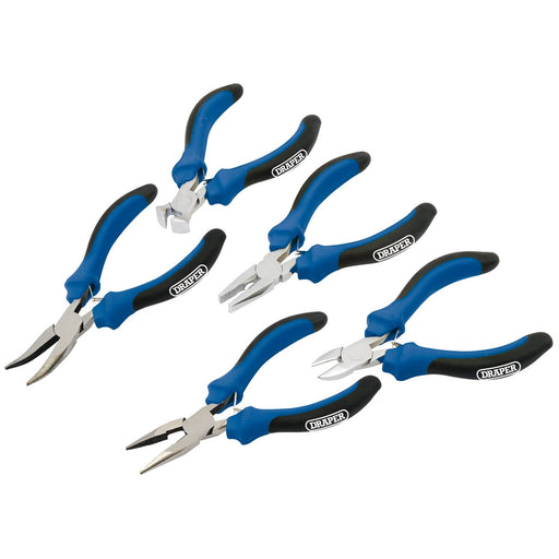 Draper Soft Grip Mini Pliers Set (5 Piece) 12544 Draper  - Dynamic Drive