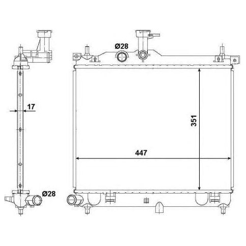 NRF Radiator 53029