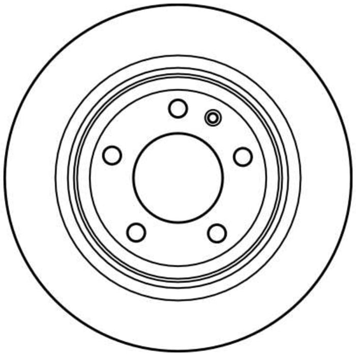 Genuine TRW Brake Disc (Pair) DF2557 TRW  - Dynamic Drive