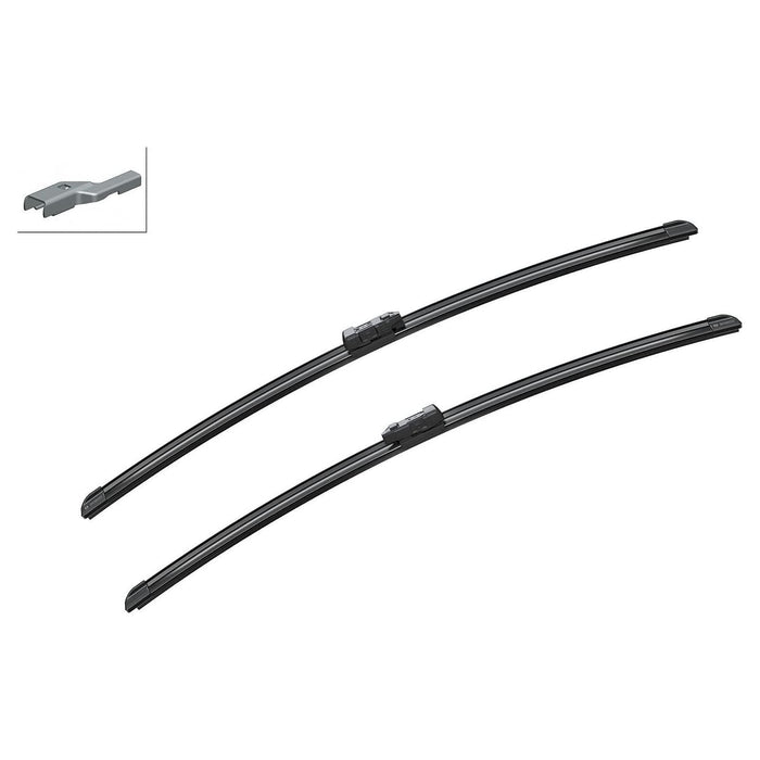 Bosch Aerotwin Flat Blade A636S Front Window Windscreen Wiper Blade Set Pair