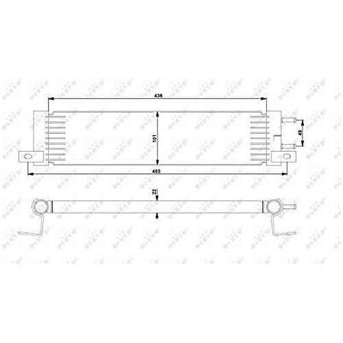 NRF Oil Cooler fits Mercedes M-class NRF  - Dynamic Drive