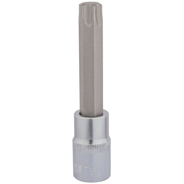 Draper TX-STAR Socket Bit, 1/2" Sq. Dr., T60 x 100mm 16324 Draper  - Dynamic Drive