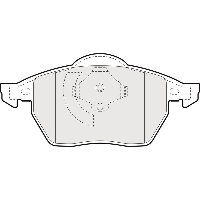 Apec Brake Pads Front Fits Audi A3 Skoda Octavia VW Golf Passat