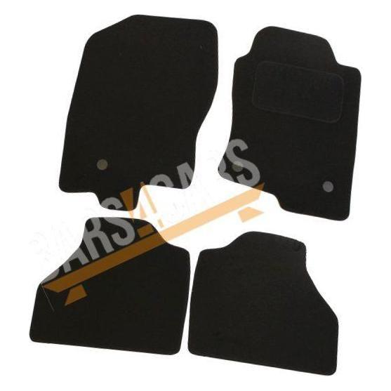 Fully Tailored Carpet Car Mats for Nissan Navara 10> Set of 4 With 3 Clips UKB4C  - Dynamic Drive