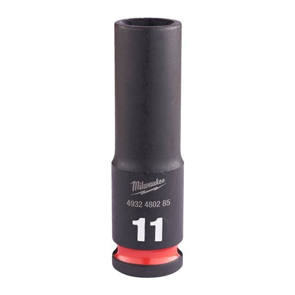 Milwaukee 11mm 3/8 Impact Socket Deep-1Pc Ne 4932480285 Milwaukee  - Dynamic Drive