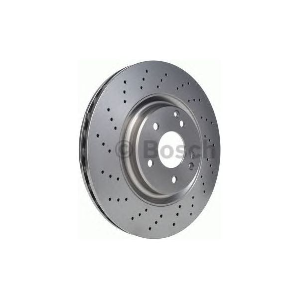 Bosch Brake Disc Single fits Mercedes-Benz C C180 Kompressor - 1.8 - 02-07 09864