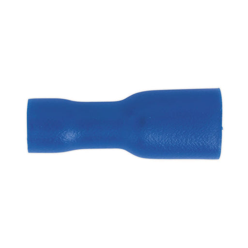 Sealey Fully Insulated Terminal 4.8mm Female Blue Pack of 100 BT15 Sealey  - Dynamic Drive