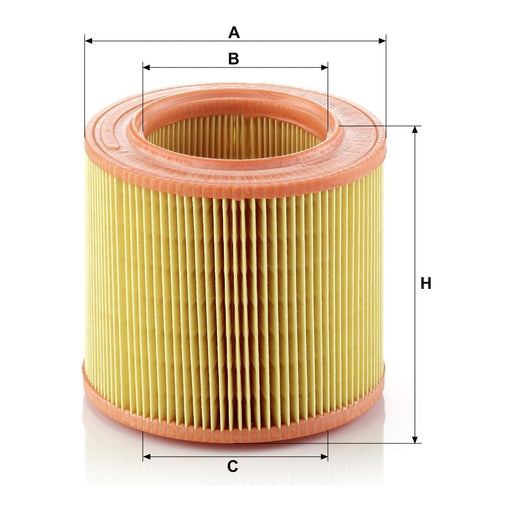 Genuine Mann Air Filter for Bedford CF Van C1567/1 Mann & Hummel  - Dynamic Drive