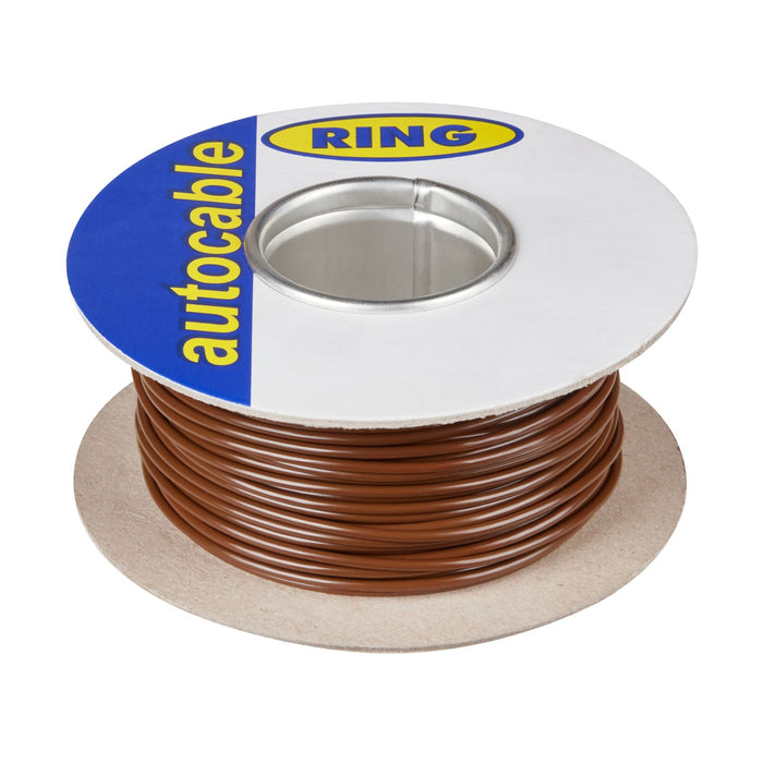 Ring Automotive RC0117N Cables, 28/0.30 mm, 50 m, Brown