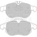 Genuine Borg & Beck Front Brake Pads fits Vaux SignumVectr Saab 93 98 BBP1765 Borg & Beck  - Dynamic Drive