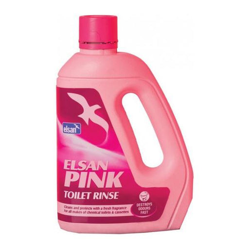 Elsan Toilet Fluid 2 Litres - Pink Elsan  - Dynamic Drive