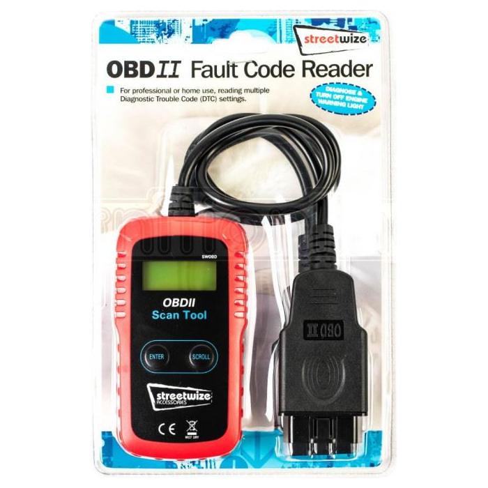 EOBD OBDII OBD2 Car Fault Code Reader Vehicles Scanner Tool Diagnostic Streetwize  - Dynamic Drive