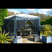 Event Garden Gazebo 3.6m x 3m Outdoor Marquee Party Tent Shelter Pavilion Maypole  - Dynamic Drive