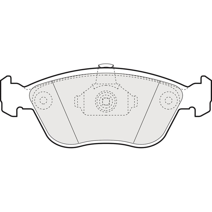 Apec Brake Pads Front Fits Volvo C70 S70 V70