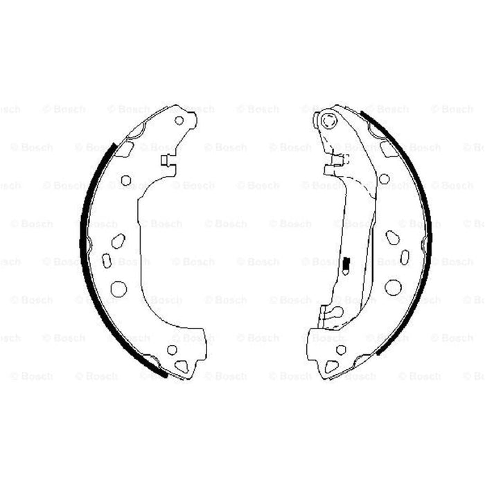 Genuine Bosch Brake Shoe Bs887 fits Ford Transit Connect TDCi - 1.8 - 02-13 0986