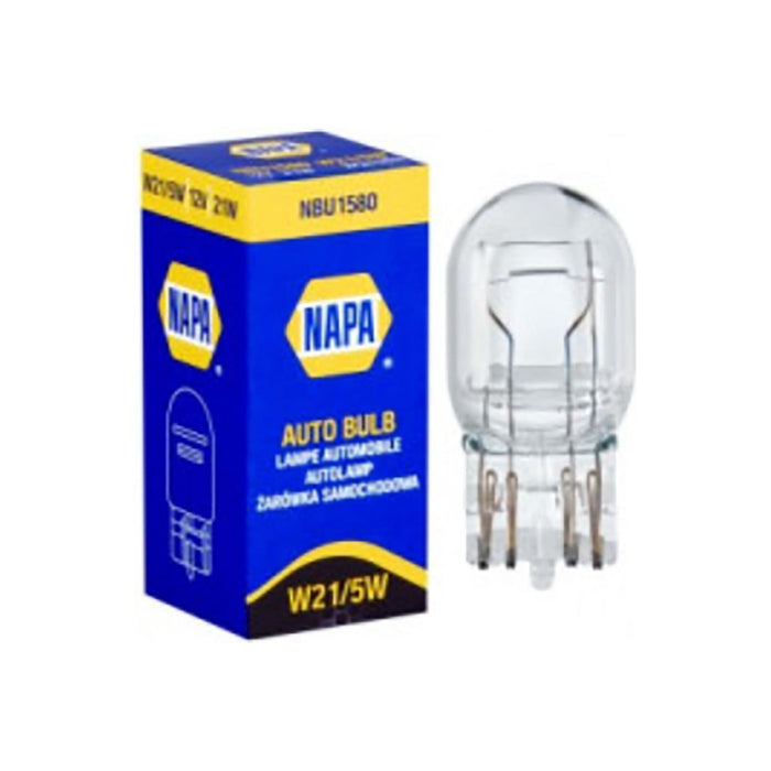 NAPA Auxiliary Miniature Bulb W21/5W 12V 21/5W W3x16q (NBU1580) - Box of 10