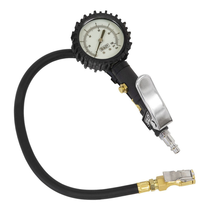 Sealey Tyre Inflator with Clip-On Connector SA399