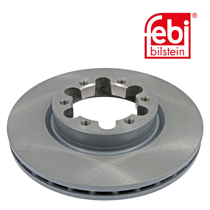 Genuine FEBI Front Brake Discs & Pads Set Vented for Nissan NT400 Cabstar Febi Bilstein  - Dynamic Drive