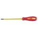 Draper VDE Approved Fully Insulated Plain Slot Screwdriver, 3.0 x 100mm (Display Draper  - Dynamic Drive