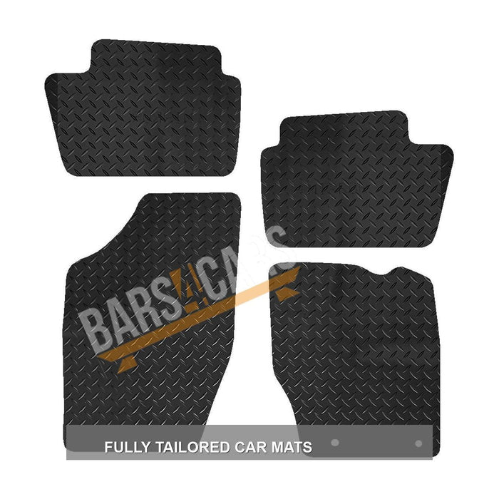 Tailored Rubber Car Mats for Citroen C4 (Not Picasso) Set of 4 With 2 Clips UKB4C  - Dynamic Drive