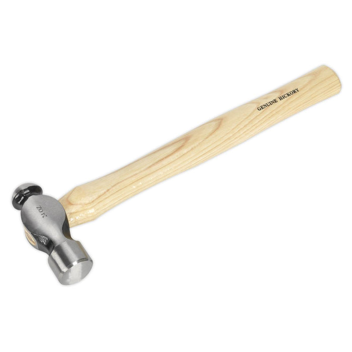 Sealey Ball Pein Hammer 1.5lb Hickory Shaft BPH24 Sealey  - Dynamic Drive