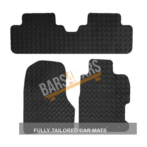 Tailored Rubber Mats fits Honda Civic 3 Door + Clips 2001 2002 2003 2004 2005 20 UKB4C  - Dynamic Drive