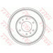 Genuine TRW Brake Drum DB4423 TRW  - Dynamic Drive