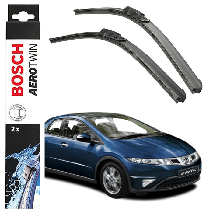 Bosch Front Wiper Blades Set fits Honda Civic VIII Hatchback 01.06-12.11 A402S