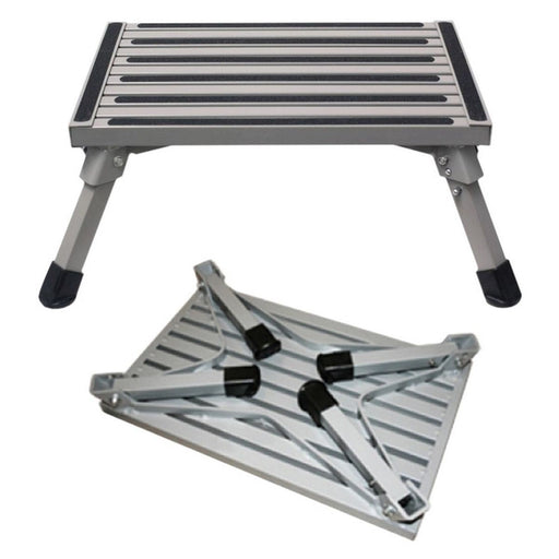 Folding Aluminium Step - Lightweight Folding Step for Caravans/Motorhomes Nova  - Dynamic Drive