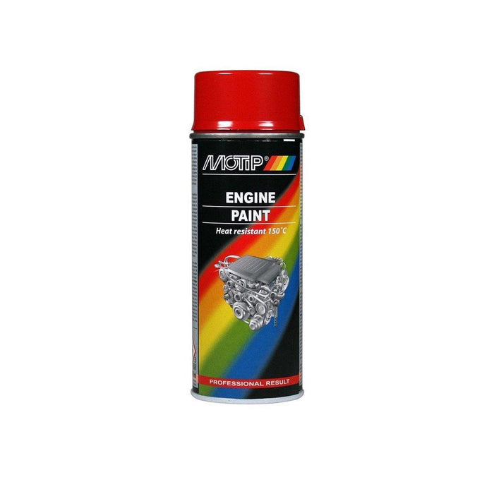 3X MOTIP VHT RED HEAT RESISTANT ENGINE SPRAY PAINT 150°C 400ML Motip  - Dynamic Drive