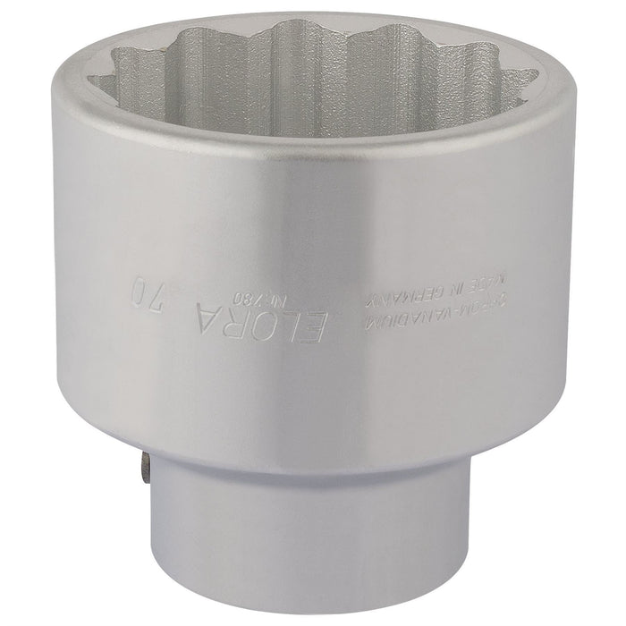 Draper Elora Bi-Hexagon Socket, 1" Sq. Dr., 70mm 67426