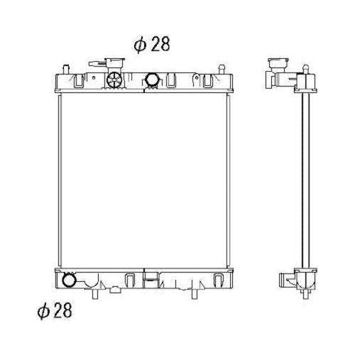 NRF Radiator 52060