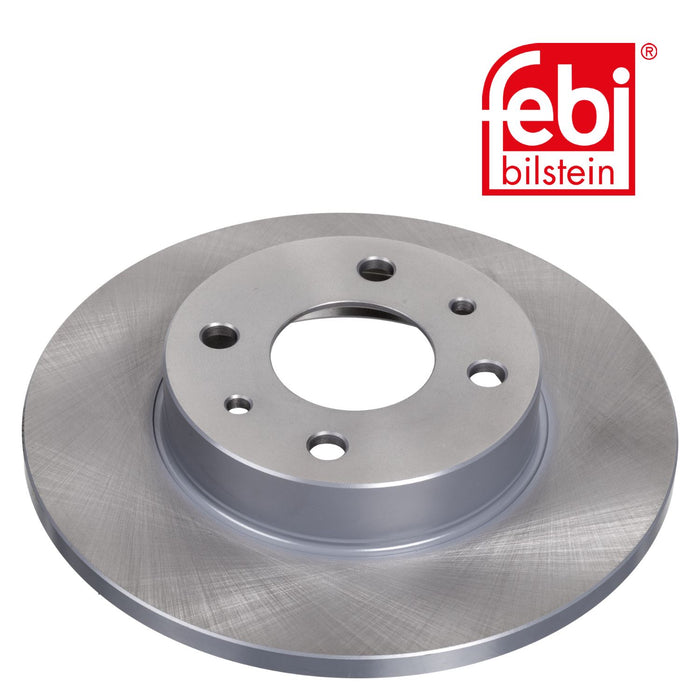 Genuine FEBI Front Brake Discs & Pads Set Solid for Fiat Seicento / 600