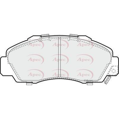 Apec Brake Pads Front Fits Honda Accord Civic Hr-V Inspire Lagreat Lege