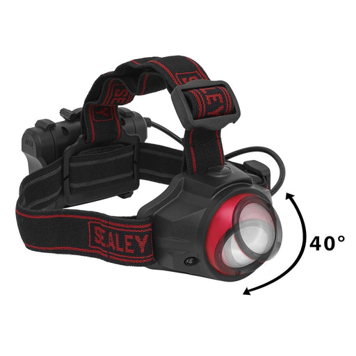 Sealey Rechargeable Head Torch 5W COB LED Auto-Sensor HT111R Sealey  - Dynamic Drive