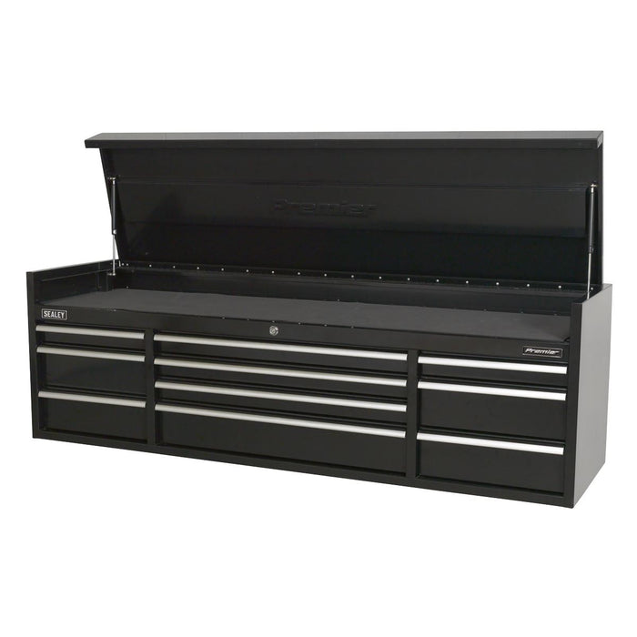 Sealey Topchest 10 Drawer 1830mm Heavy-Duty Black PTB181510 Sealey  - Dynamic Drive